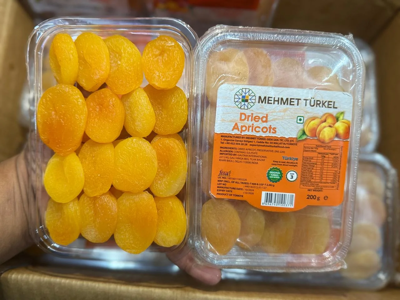 Turkel Dried Apricot 200gm Premium Dried Apricots