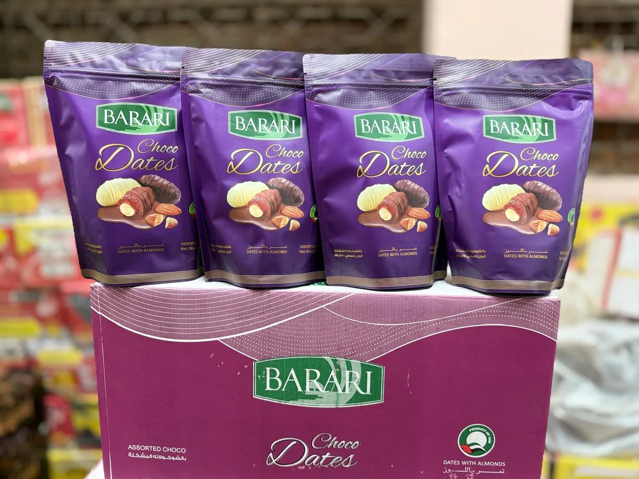 Milk Chocolate Dates Barari Premium Round Chocolate Coated Dates