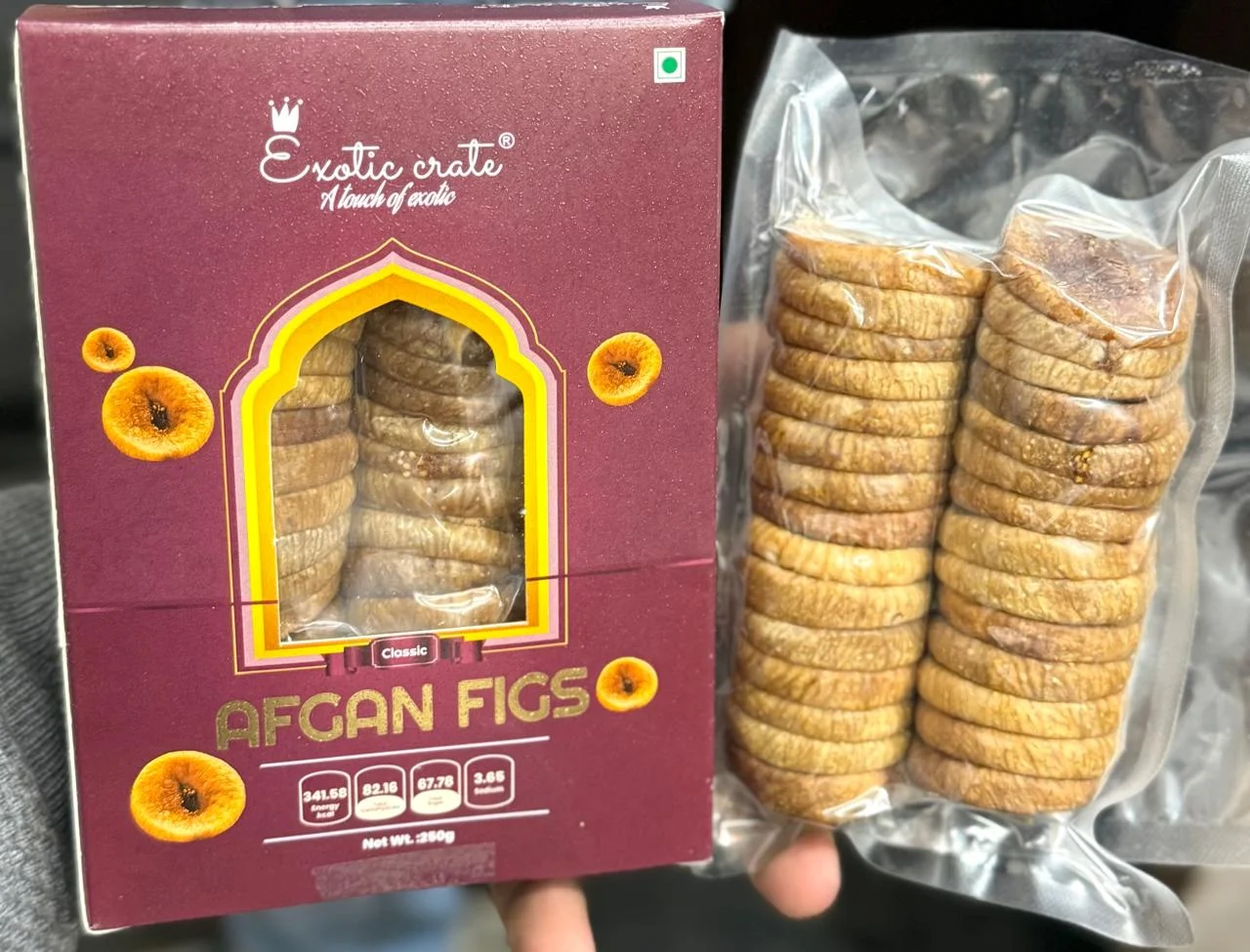 Afghan Dry Figs 250g Classic Premium Dried Anjeer