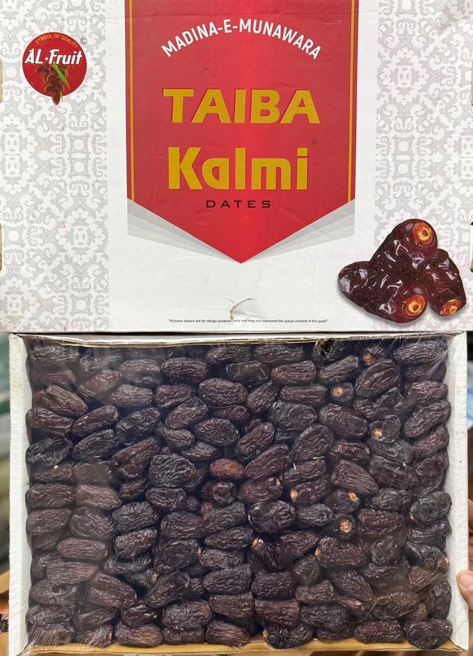 Taiba Kalmi Dates 5kg Premium Black Kalmi Dates