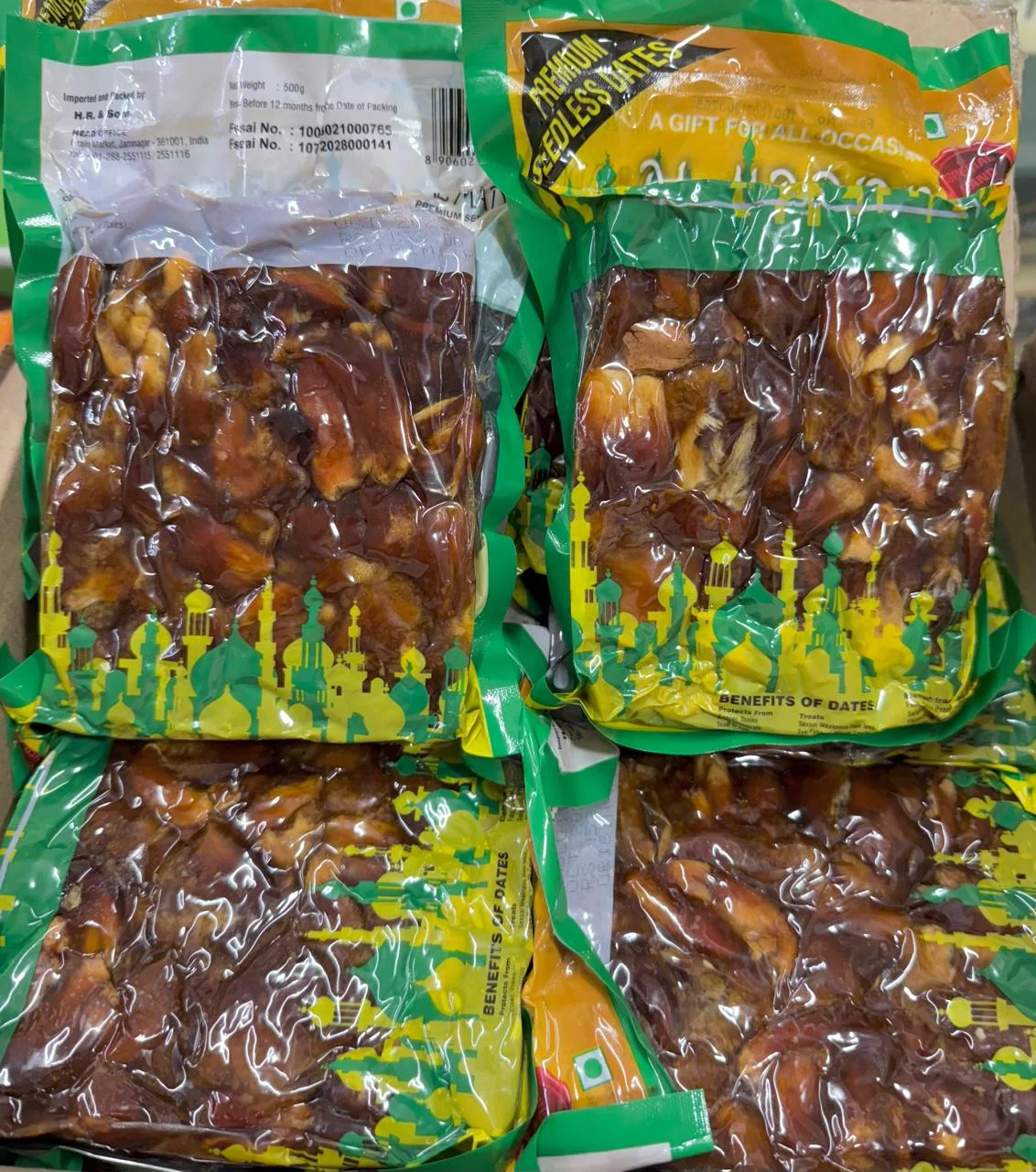 Seedless Dates Al-Madina 10kg Premium Brown Seedless Dates