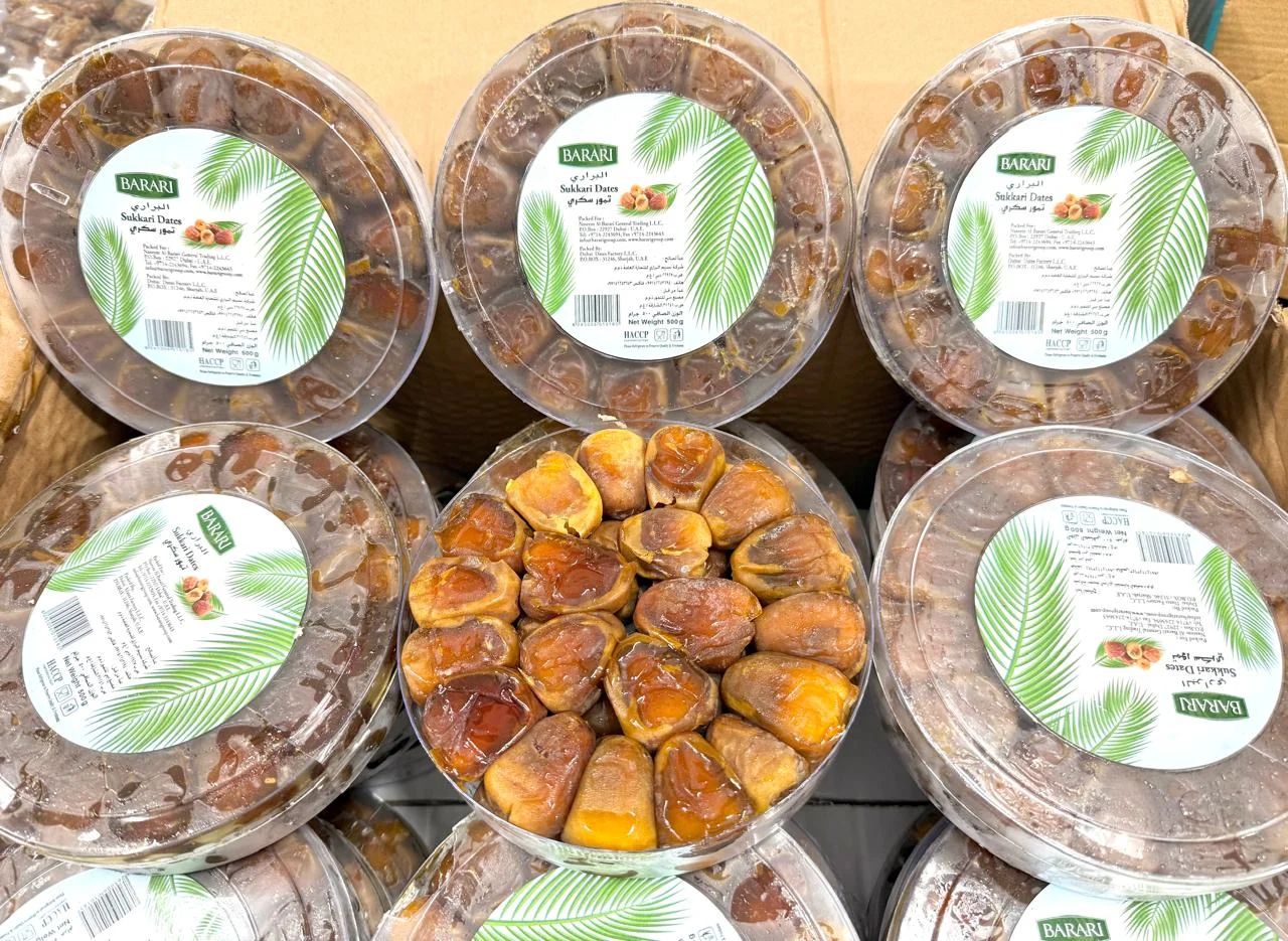 Sukkari Dates 500g Jar Premium Sweet Dates With Seed