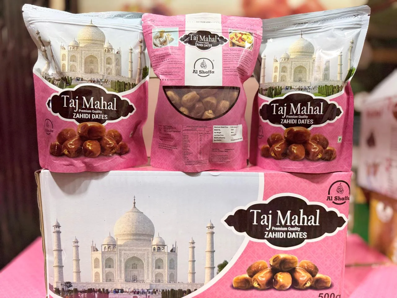 Zahidi Taj Mahal Dates 500g Pouch Pack