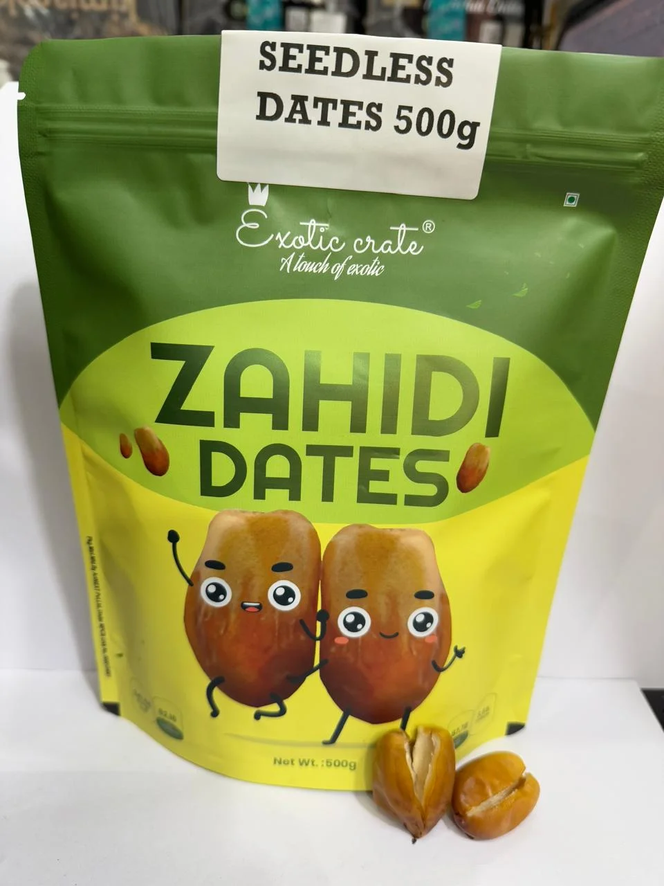 Seedless Zahidi Dates 500gm Pack